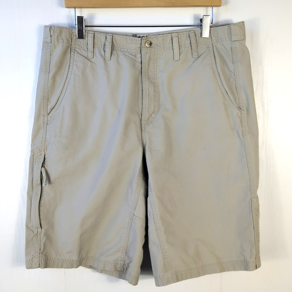 Columbia Vertex Cargo Hiking Shorts Men’s 36 Khaki Outdoor Utility Trail